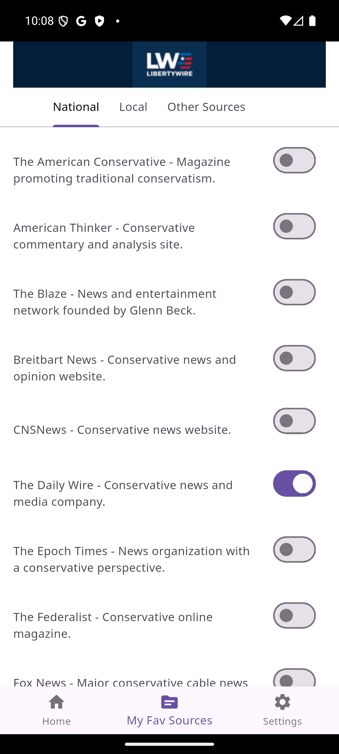 Liberty Wire Mobile National News